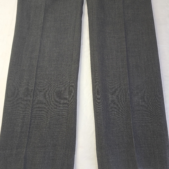Ann Taylor Marisa Dress Pants Charcoal Gray Mid Rise Straight Leg Officewear 6 - Picture 6 of 11